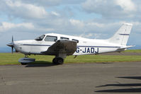 G-JADJ @ EGPT - at Perth Airport in Scotland