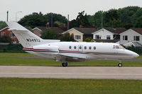 N3497J @ EGNR - back tracking down the runway prior to departing from Hawarden - by Chris Hall