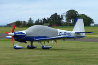 G-RVIO @ EGPT - Appropriate Registration for this RV-10 at Perth Airport in Scotland - by Terry Fletcher