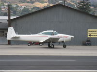 N91689 @ SZP - 1946 North American NAVION, Continental E-225 upgrade, taxi to Rwy 22 - by Doug Robertson