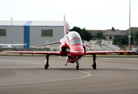 XX242 @ EGNH - Red Arrow at Blackpool Airport - by Chris Hall