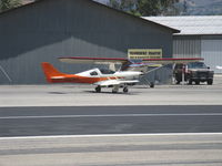 N123MX @ SZP - 1988 Maxwell LANCAIR 235, Lycoming O-320-D2 160 Hp, taxi to Rwy 22 - by Doug Robertson