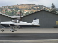 N805RV @ SZP - 2007 Dierenfield VAN's RV-6A, Lycoming Aero Sport IO-390-X 210 Hp, landing Rwy 22 - by Doug Robertson
