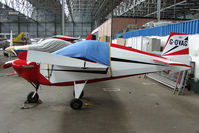 G-OVAG @ EGPT - Tipsy Nipper at Perth Airport in Scotland