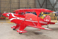 G-BYIP @ EGPT - Pitts S-2A at Perth Airport in Scotland - by Terry Fletcher