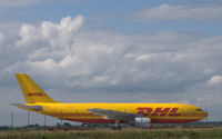 OO-DLR @ EDDP - Yellow parcel carrier on its lazy sunday afternoon - by Holger Zengler