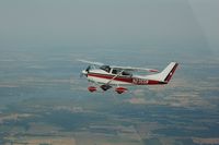 N2355R @ DUC - Inflight near Duncan, OK - by Wanda Shelton
