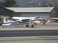 N2691K @ SZP - 1979 Cessna 180K SKYWAGON, Continental O-470-S 230 Hp, taxi - by Doug Robertson