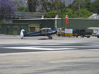N9YV @ SZP - 1971 Piper PA-28-150 SUPER CUB, Lycoming O-320 150 Hp, Restricted Class, runup for Rwy 22 - by Doug Robertson