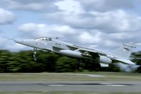 XZ369 @ EGYC - For operations over Turkey (Operation Warden) the British Jaguar fleet received a pale grey color scheme. This was later changed to a permant two tone grey camo.