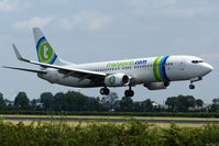PH-HZI @ EHAM - Just before landing at Schiphol. Polderbaan - by jan bekker