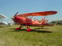 N527AW @ KBVO - A very colorful Starduster Too at the National Biplane Exposition Grand Finale - by Patrick Flynn