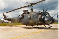 73 29 @ EGVA - German Army UH-1D Iroquois of HFR-10 on display at the 1991 Intnl Air Tattoo at RAF Fairford. - by Peter Nicholson
