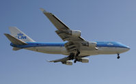 PH-BFS @ KLAX - Landing 24R at LAX - by Todd Royer
