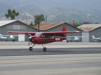 N9HM @ SZP - 1980 Cessna 180K SKYWAGON, Continental O-470-U 230 Hp, patroller doors, bubble windows, wheel landing Rwy 22 - by Doug Robertson