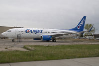 C-FXGG @ CYYC - Canjet Boeing 737-800 - by Yakfreak - VAP