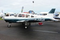G-OPUK @ EGTB - exhibited at 2009 AeroExpo at Wycombe Air Park - by Terry Fletcher