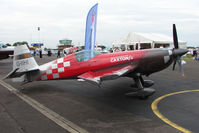 G-IIHI @ EGTB - Extra 300SC exhibited at 2009 AeroExpo at Wycombe Air Park - by Terry Fletcher