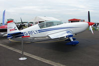 G-RFLY @ EGTB - Extra 300 exhibited at 2009 AeroExpo at Wycombe Air Park - by Terry Fletcher