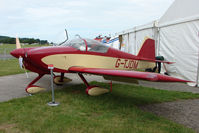 G-TJDM @ EGTB - RV-6A exhibited at 2009 AeroExpo at Wycombe Air Park - by Terry Fletcher