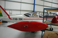 G-SIAI @ EGTB - Hangared  at 2009 AeroExpo at Wycombe Air Park - wears FAB184 markings - by Terry Fletcher