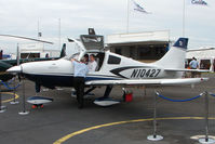 N10427 @ EGTB - Cessna LC 41 exhibited at 2009 AeroExpo at Wycombe Air Park - by Terry Fletcher