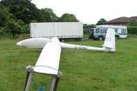G-DDNU @ EGTB - Resident Glider at Booker - by Terry Fletcher