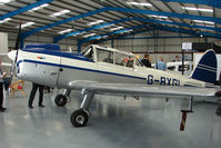G-BXGL @ EGTB - DHC-1 Chipmunk exhibited at 2009 AeroExpo at Wycombe Air Park - by Terry Fletcher