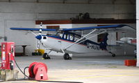 G-HUNI @ EGLD - Bellanca 7GCBC hangered at Denham - by moxy