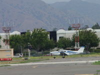 N7780P @ POC - Landing 26R - by Helicopterfriend