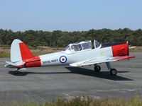 G-BWTG @ EBZR - De Havilland Canada DHC-1 Chipmunk G-BWTG painted as Royal Navy WB671/910 - by Alex Smit