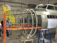44-85813 @ I74 - New nose structure going together. - by Bob Simmermon