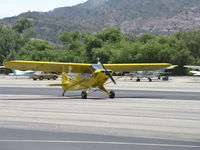 N118DG @ SZP - 2008 Ganzer XPA18, Continental O-200-A 100 Hp, Micro vortex generators, taxi off Rwy 22 - by Doug Robertson