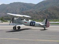 N56245 @ SZP - 1942 Boeing Stearman A75N1 (PT17), Jacobs R755-B2M 275 Hp upgrade from original 220 Hp Continental WR-670, taxi - by Doug Robertson
