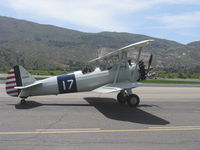 N56245 @ SZP - 1942 Boeing Stearman A75N1 (PT17), Jacobs R755-B2M 275 Hp upgrade from original 220 Hp Continental W670, taxi - by Doug Robertson