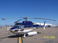 N911EW @ FAT - Sitting at Rodger's Helicopters in Fresno CA - by Jacob Roy