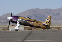 N777L @ 4SD - going back to pit during the 2008 Reno air races - by olivier Cortot