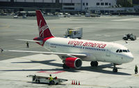 N526VA @ KSFO - Arriving at gate. - by Philippe Bleus