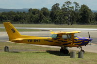 VH-HVI @ YSNW - A Cessna 152 parked near the Fleet Air Arm Museum at HMAS Albatross near Nowra, Australia. - by Henk van Capelle