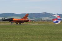 J-015 @ LZPP - Netherlands Air Force Orange demoF-16AM  c/n 6D-171 - by Delta Kilo
