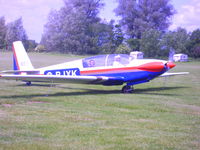 G-BJXK - After landing at South Wales Gliding Club - by Sarah Barnfield