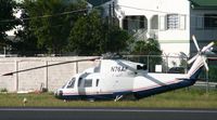 N76AF @ TNCM - At the helipad - by daniel jef
