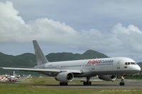 N517NA @ TNCM - taxing runway 10 - by daniel jef