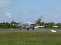 N800FL @ TNCM - taking off