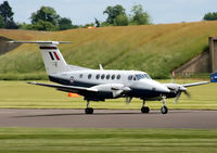 ZK451 @ EGWC - RAF 3FTS / 45(R) Sqn King Air B200 displaying at the Cosford Air Show - by Chris Hall