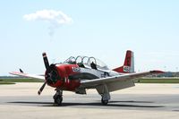 N462NA @ KRFD - North American T-28C - by Mark Pasqualino