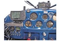 N2010B @ C29 - Revised panel with com radio, transponder & portable GPS - by Skot Weidemann