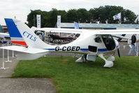 G-CGED @ EGTB - CTSW exhibited at 2009 AeroExpo at Wycombe Air Park - by Terry Fletcher