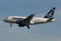 YR-ASB @ EBBR - arrival of flight RO371 to rwy 25L