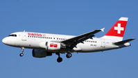 HB-IPU @ LOWW - Swiss in it's nice snwoy white landing in Vienna. - by Klaus Behrens
